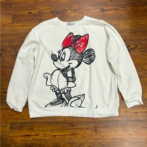 Zara Minnie Mouse Sweatshirt